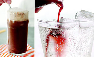 Use homemade syrups to make classic egg creams as well as flavored sodas.